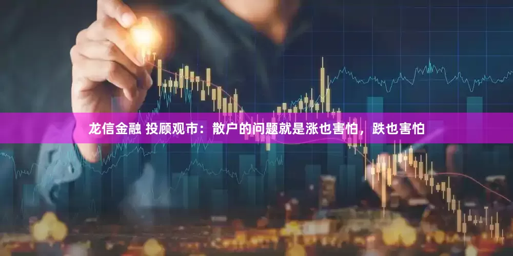 龙信金融 投顾观市：散户的问题就是涨也害怕，跌也害怕